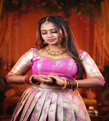 Professional Makeup Transformation - Before and After Makeup Services in Bangalore - ShruMagicTouch